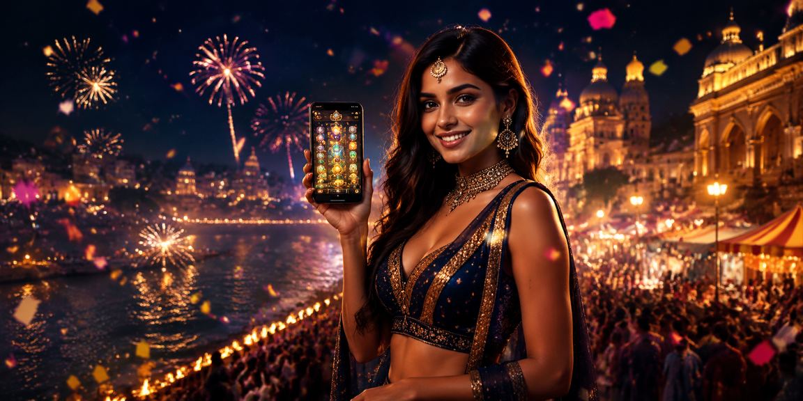 Indian players making payments via mobile app in Bollywood setting