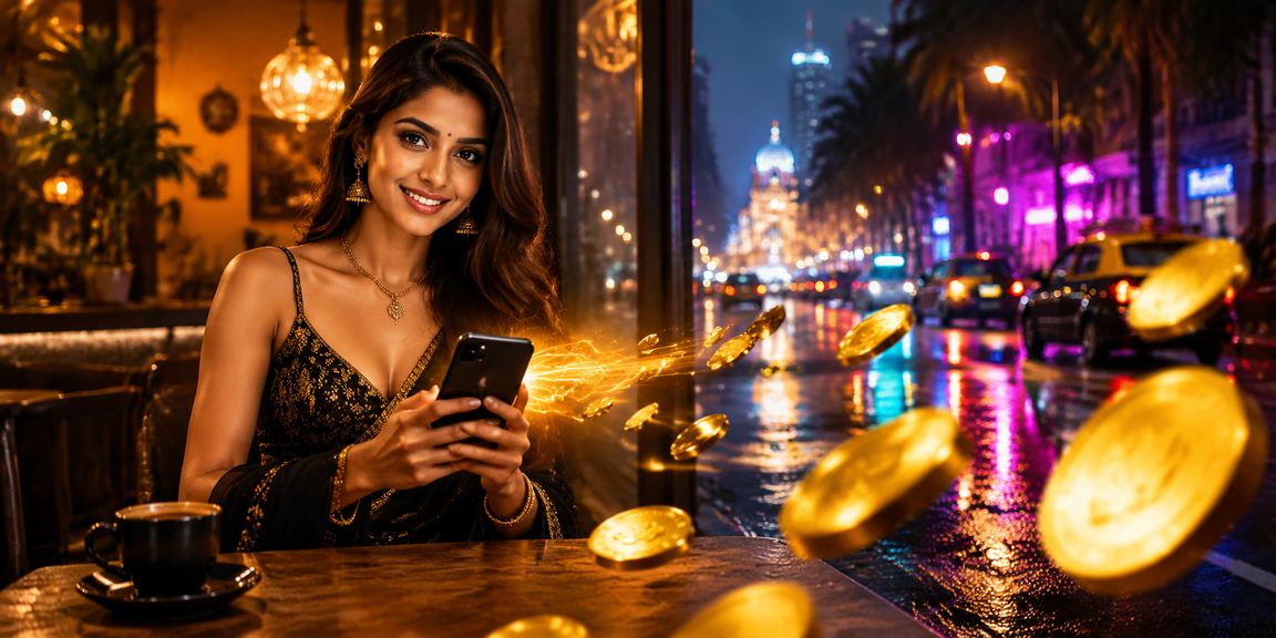Mumbai user depositing funds on mobile slots app